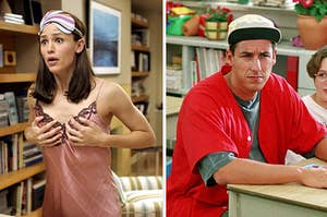 Images from 13 Going on 30 and Billy Madison