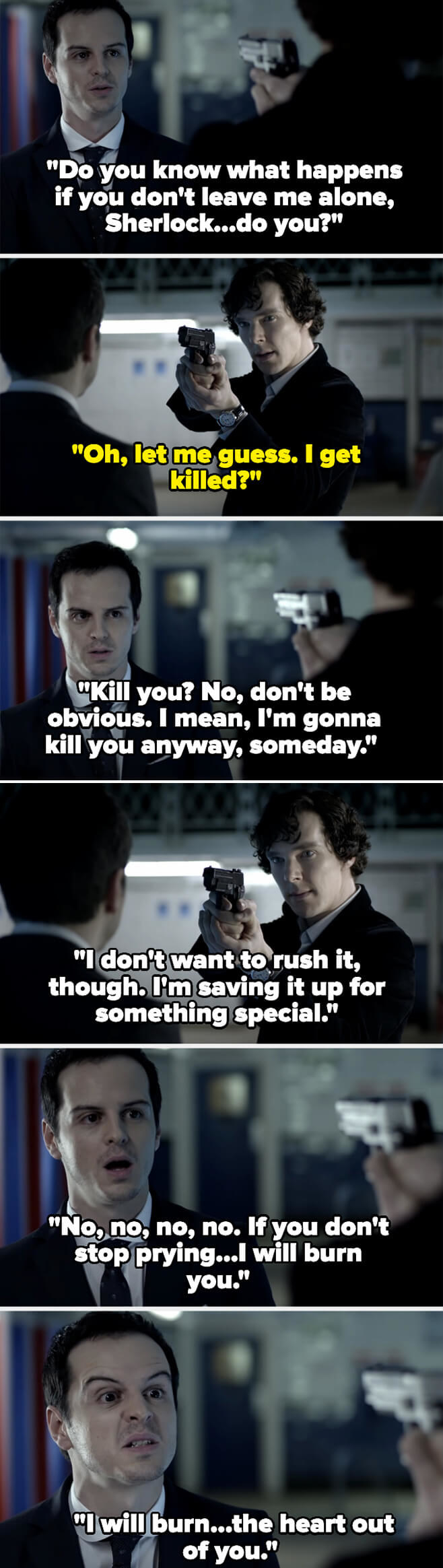 Screenshots from &quot;Sherlock&quot;