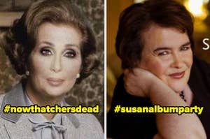 cher as margaret thatcher and susan boyle