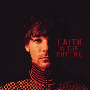 cover for &quot;Faith in the Future&quot; which is a close up of his face. he wears a turtleneck that zips all the way up to his chin
