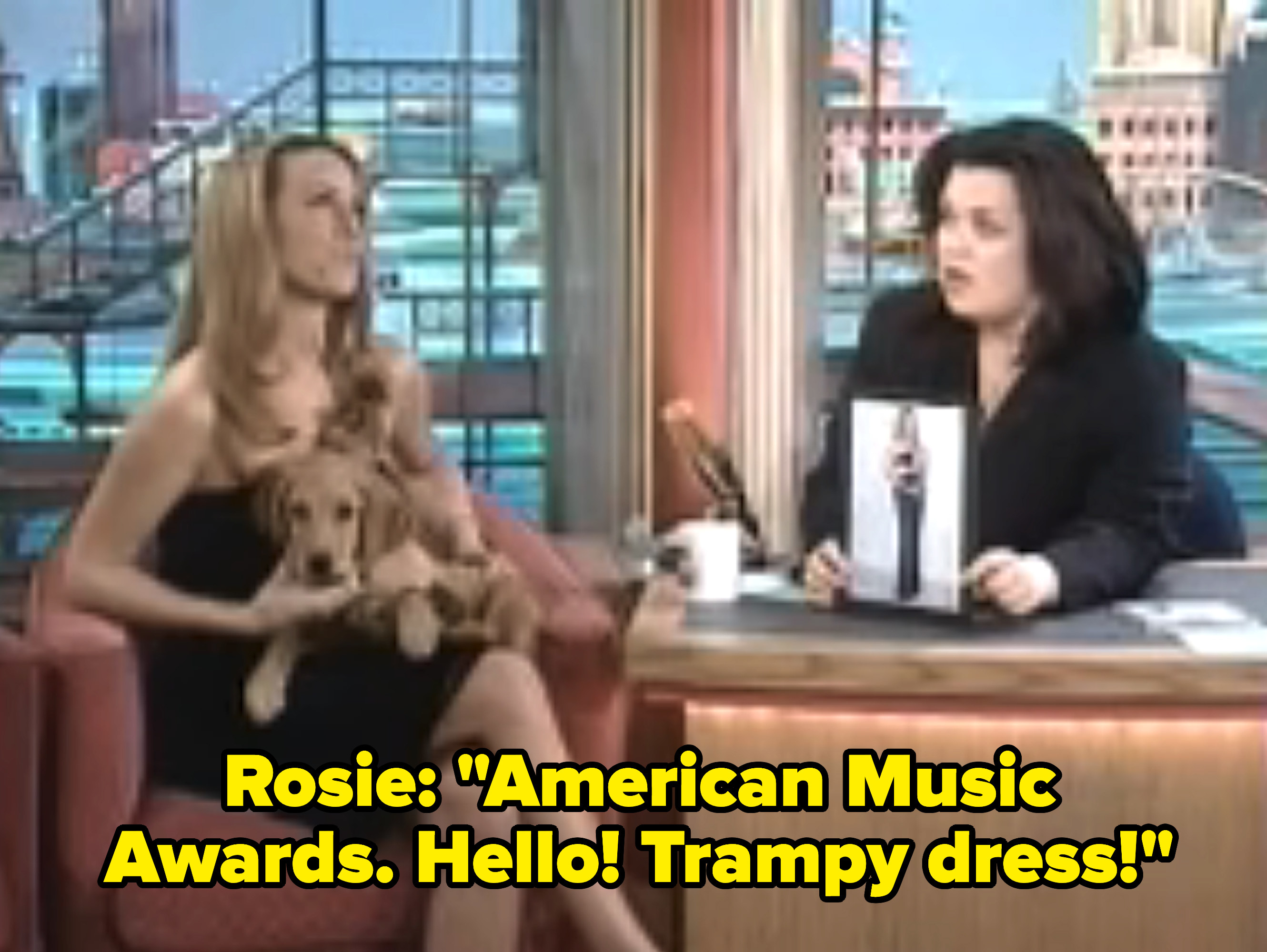 Rosie: American Music Awards, hello trampy dress
