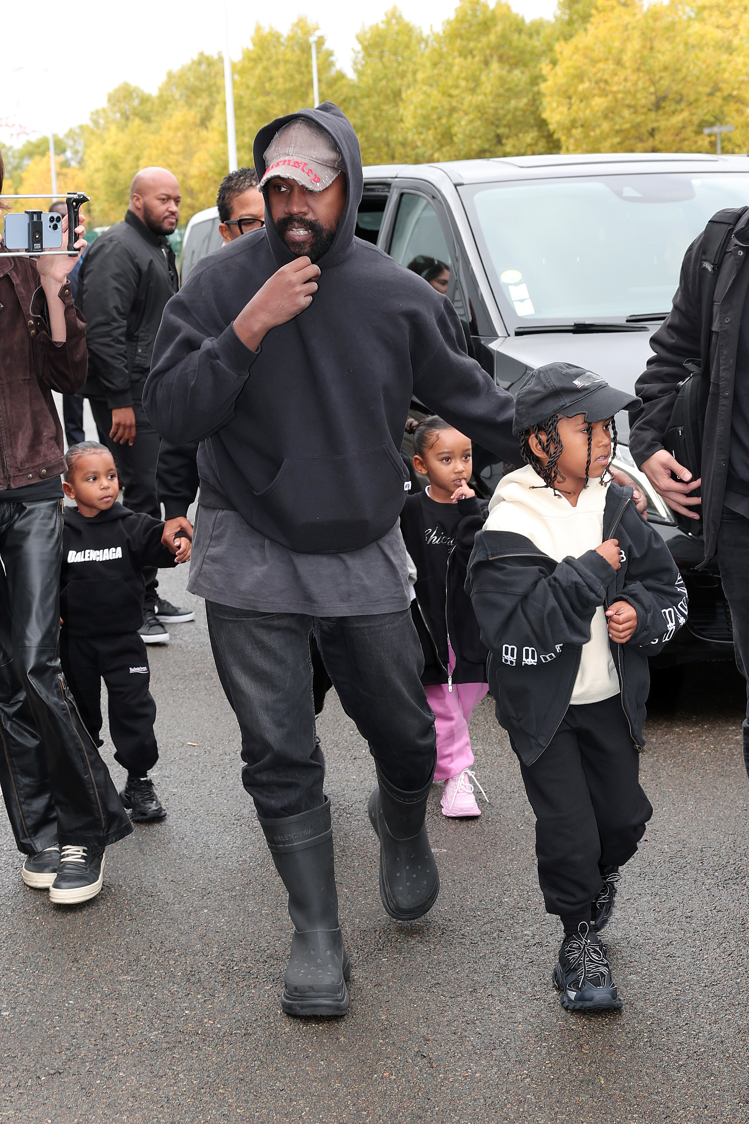 kanye west and his daughter