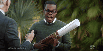 Chidi from &quot;The Good Place&quot; saying &quot;I see how that might be fun&quot;
