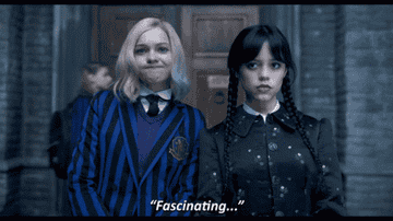 Wednesday Addams saying &quot;Fascinating&quot;