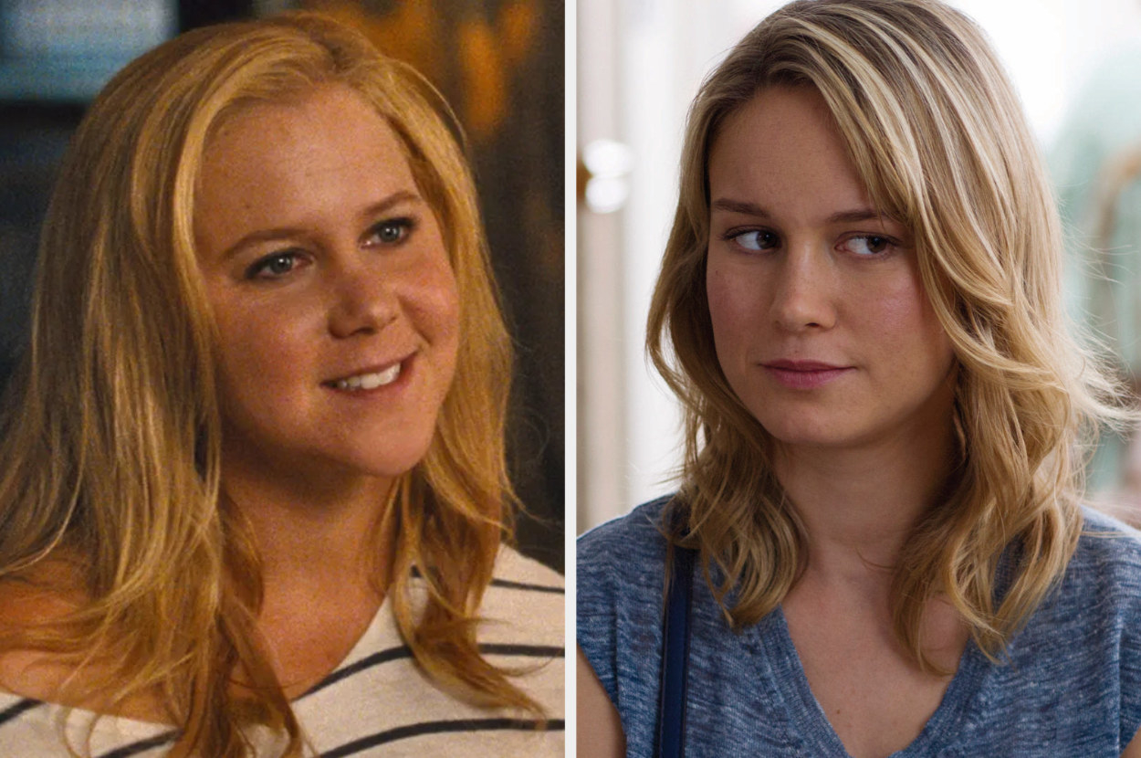 the above actors as they appeared in Trainwreck side by side for comparison
