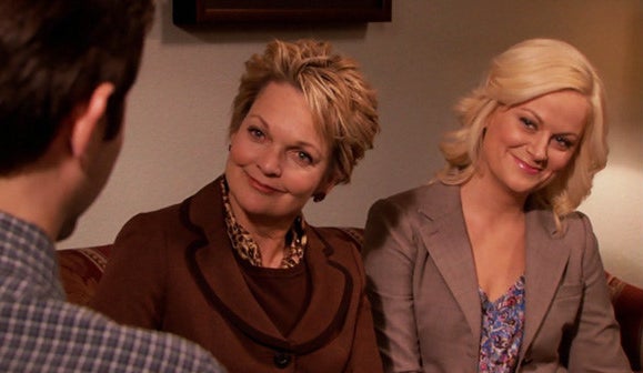 the above actors as they appeared in parks and rec side by side for comparison