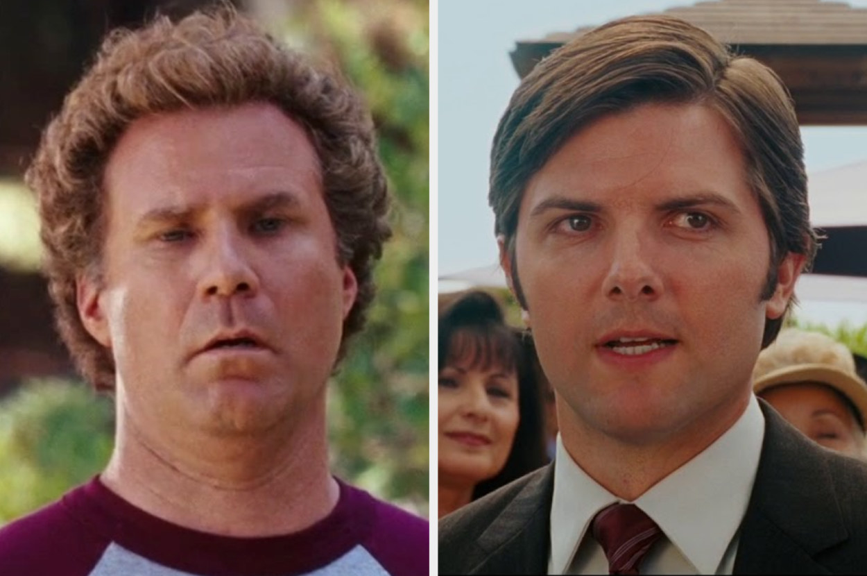 the above actors as they appeared in Step Brothers side by side for comparison