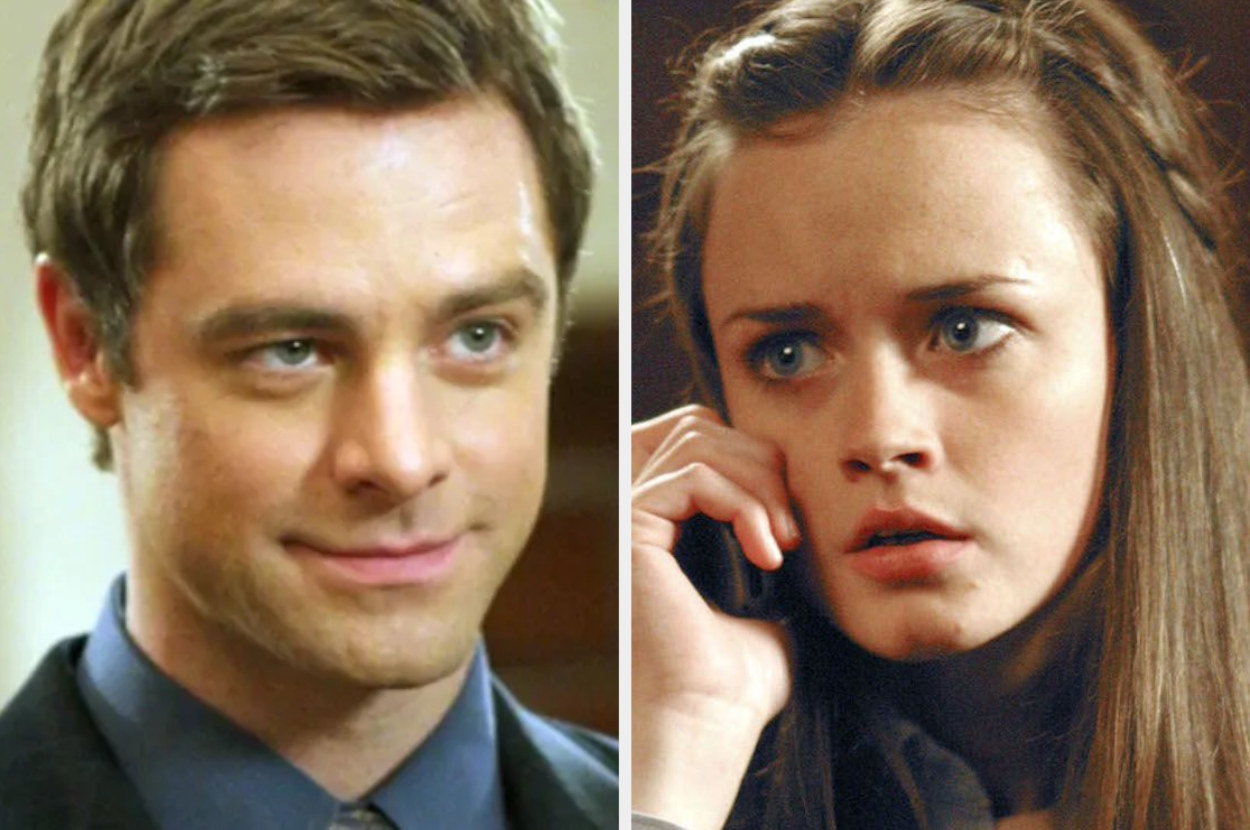the above actors as they appeared in Gilmore Girls side by side for comparison