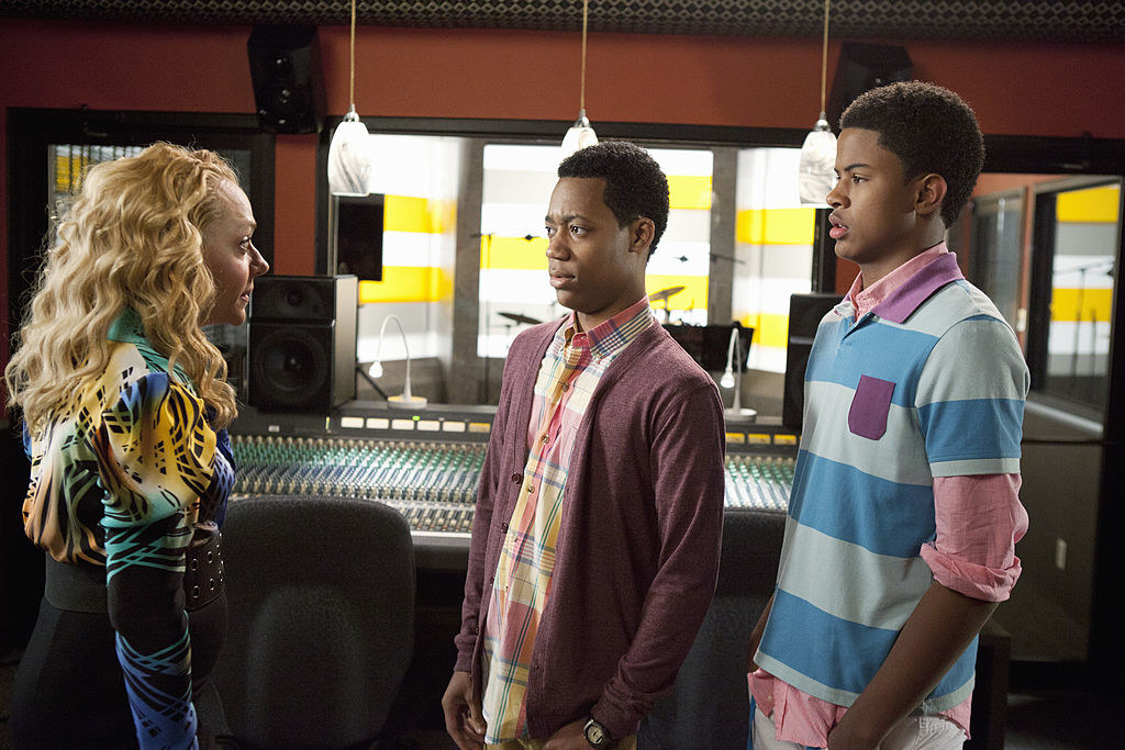 Trevor with Nicole Sullivan and Tyler James Williams in Let It Shine