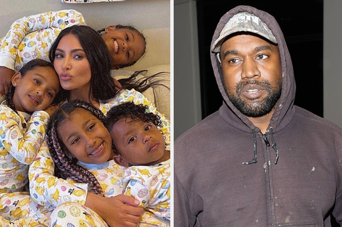 Kim Kardashian Warns Paps Not To Mention Kanye In Front Of Her Kids