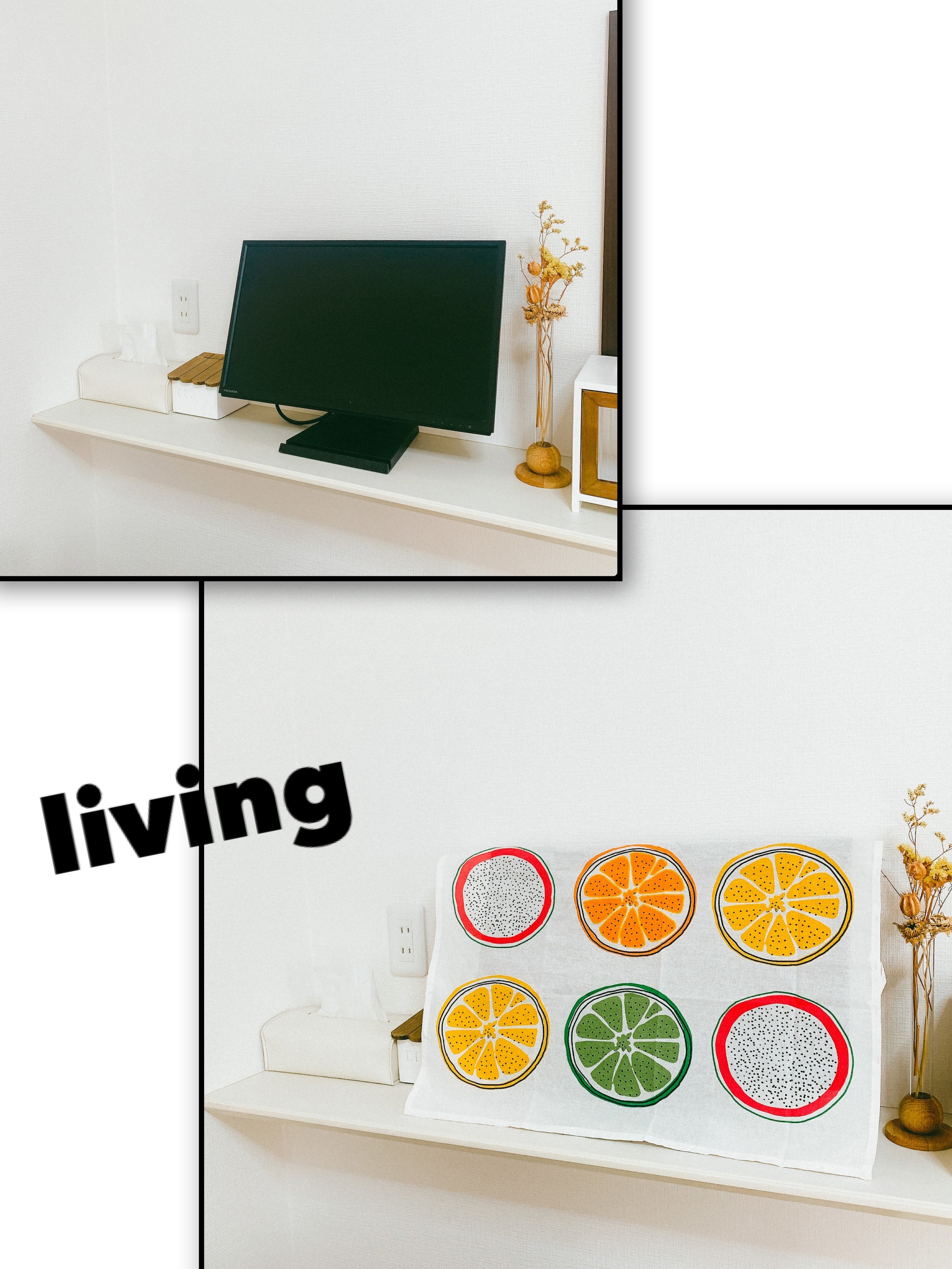 IKEA（イケア）のおすすめのキッチングッズ「TORVFLY トルヴフリーキッチンクロス 模様入り/オレンジ」