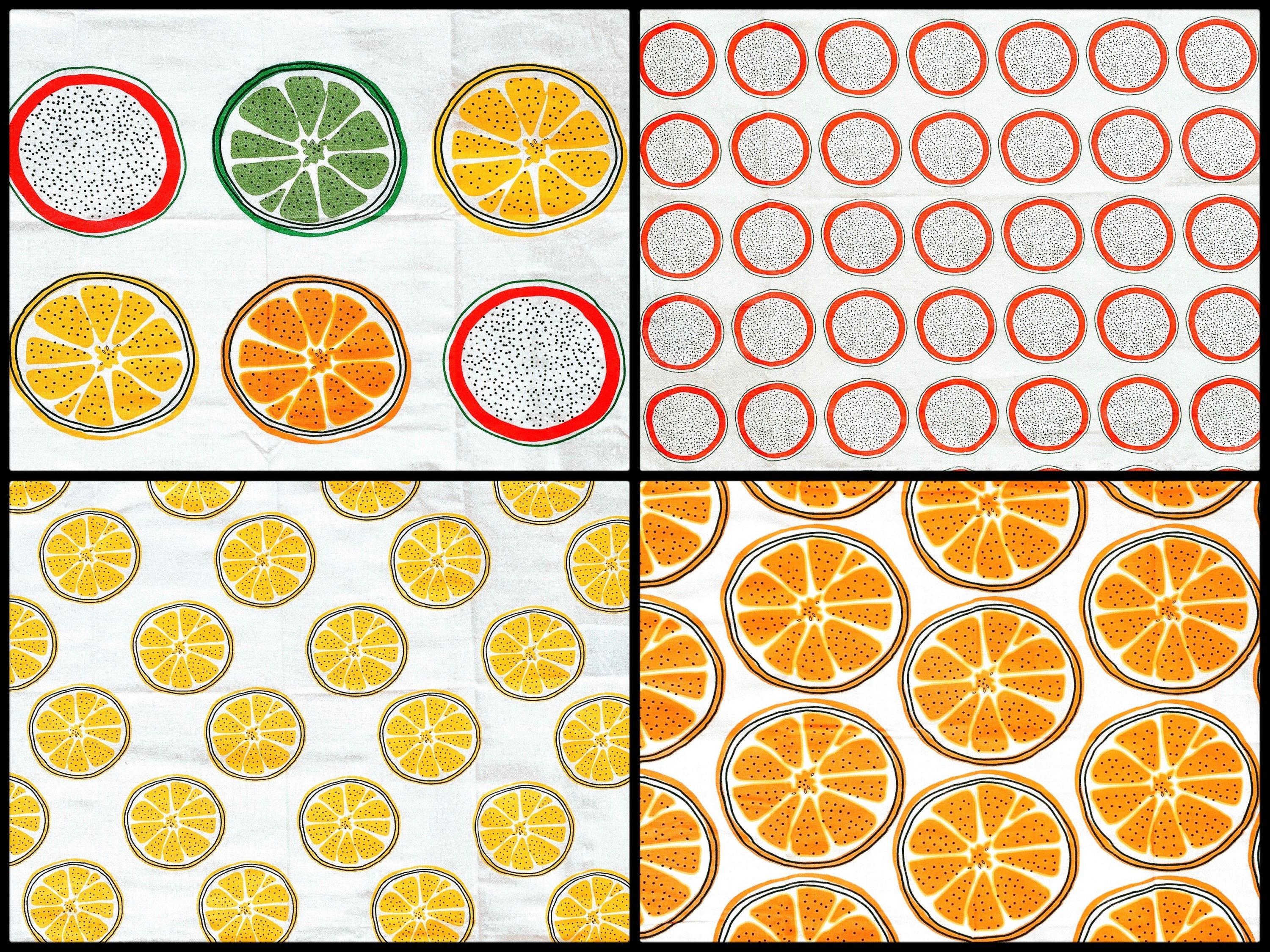 IKEA（イケア）のおすすめのキッチングッズ「TORVFLY トルヴフリーキッチンクロス 模様入り/オレンジ」