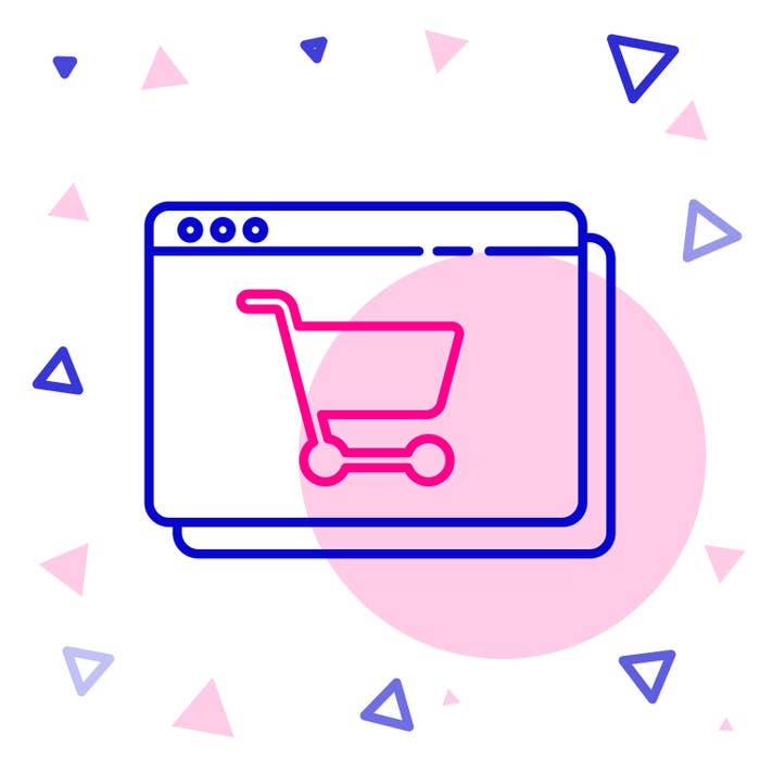 online shopping cart icon