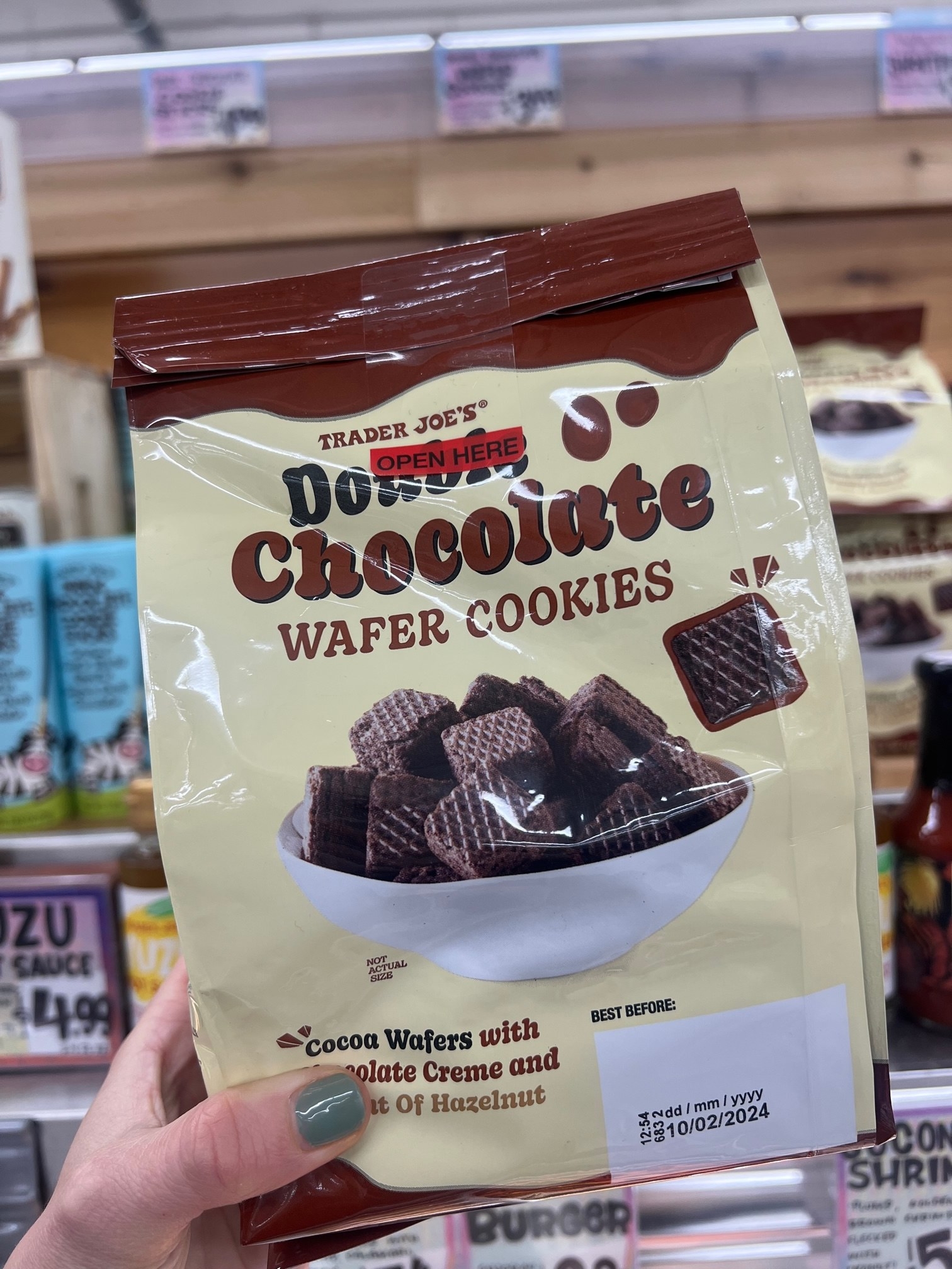 Double Chocolate Wafer Cookies