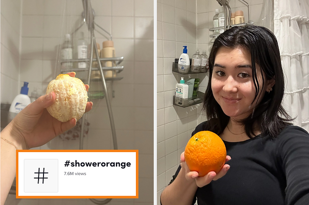 The Internet Is Really Passionate About Eating Oranges In The Shower, So I Tried It (For The Sake Of Journalism)
