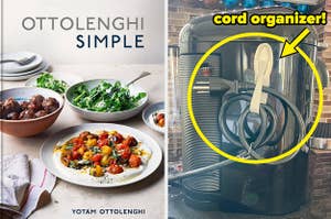 ottolenghi simple cookbook, stick-on cord organizer for appliances