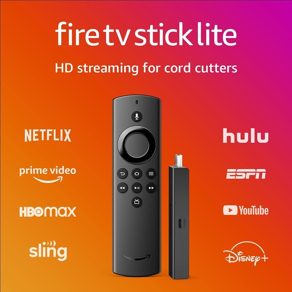 The fire stick surrounded by the streaming services it works with