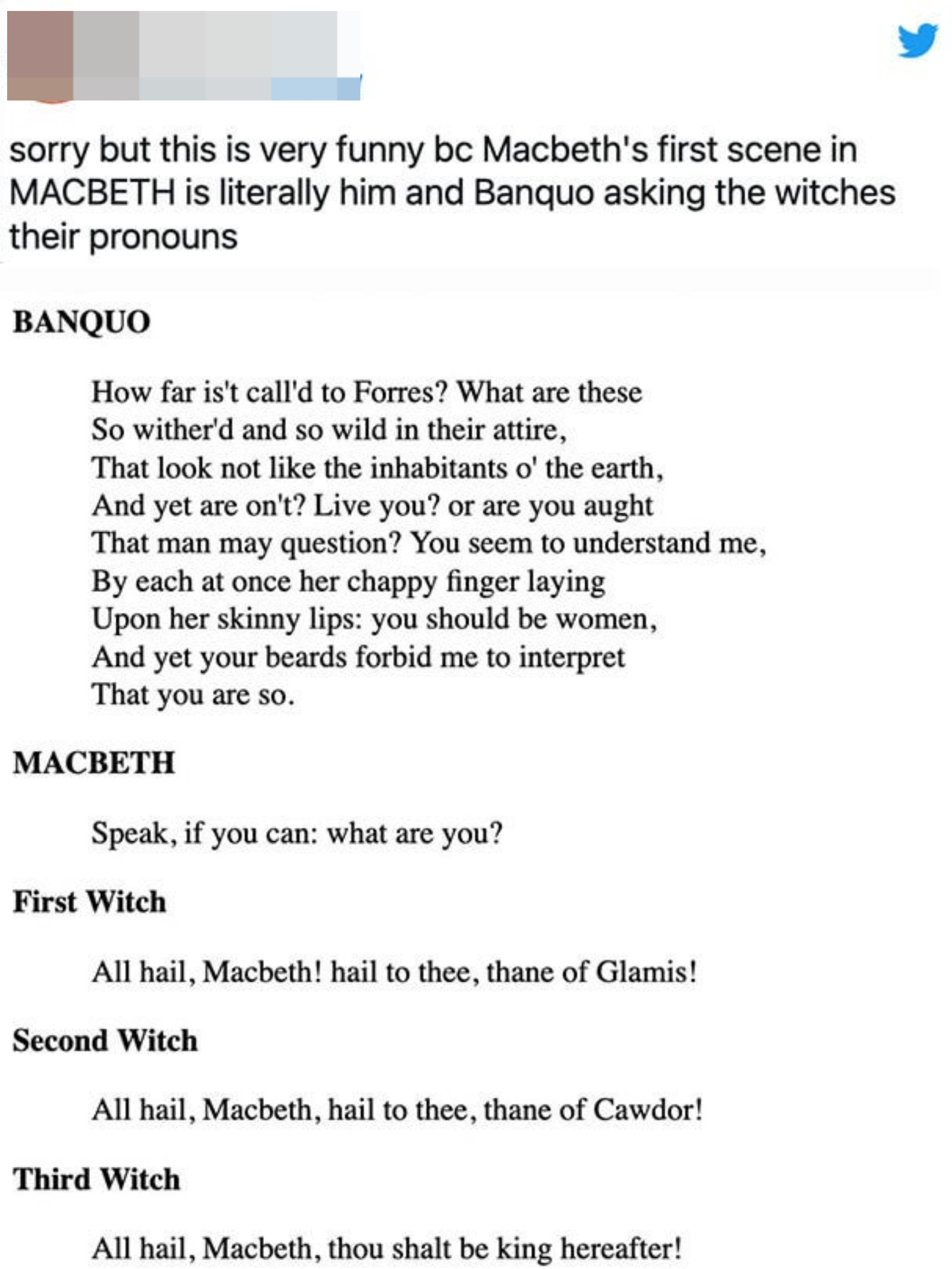 Quotes from &quot;Macbeth&quot;