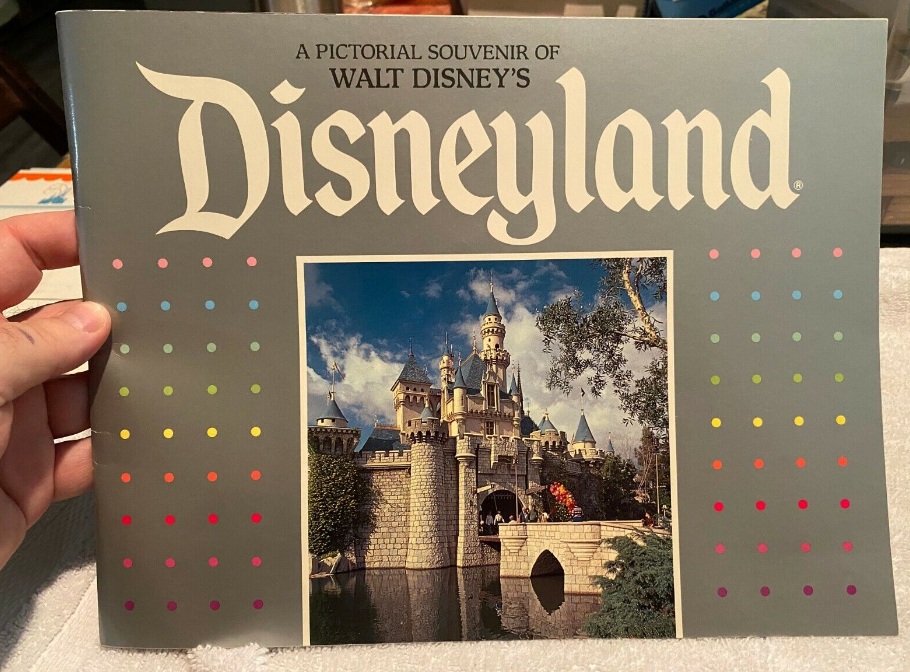 Disneyland souvenir books