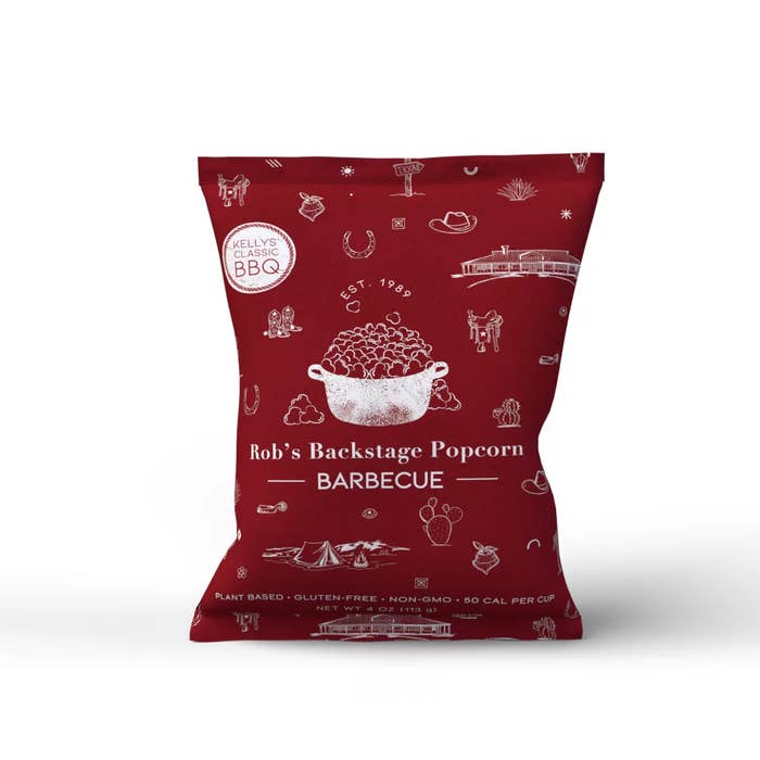 A bag of popcorn