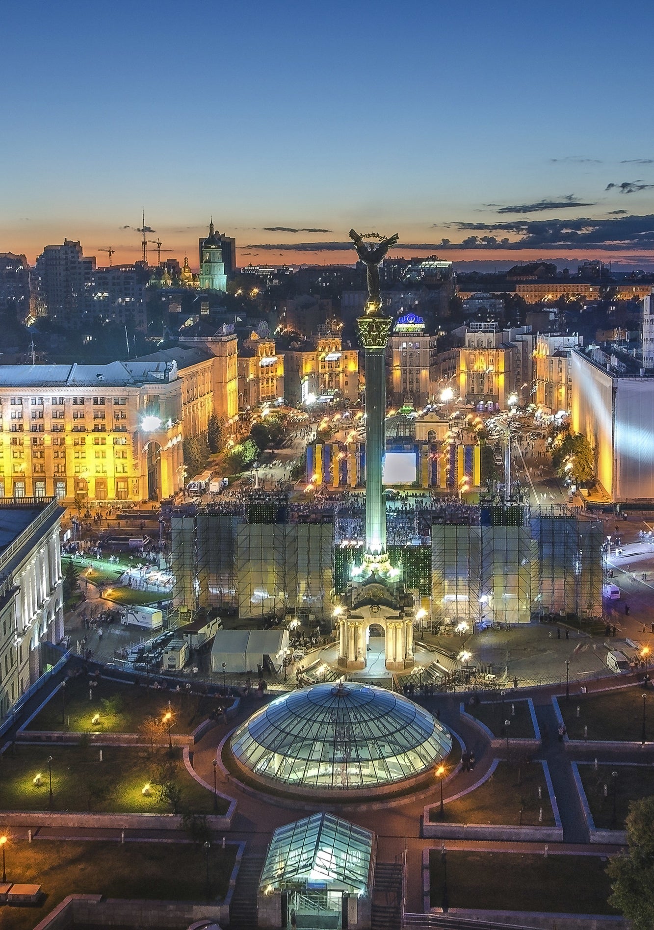 Independence Square in Kiev