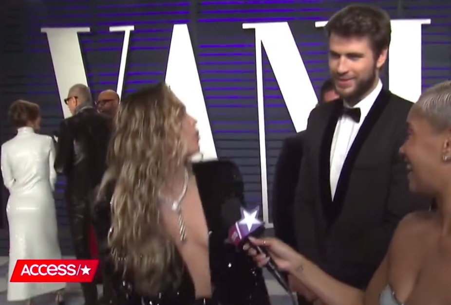 Miley Cyrus Referenced Awkward Red Carpet Interview With Liam Hemsworth - 80