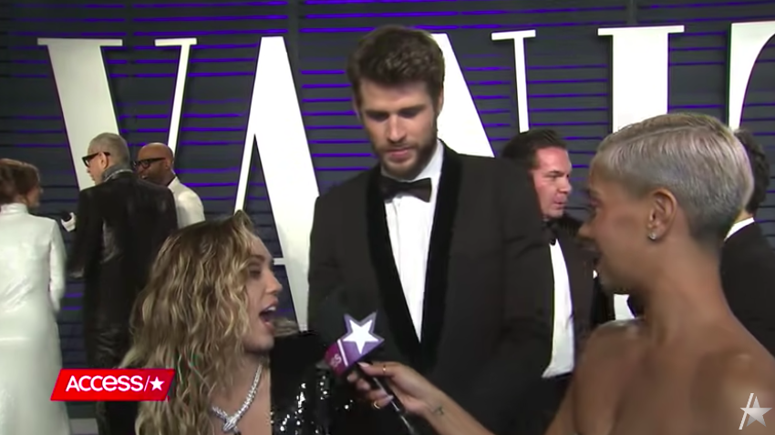 Miley Cyrus Referenced Awkward Red Carpet Interview With Liam Hemsworth - 22