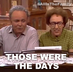 Archie and Edith Bunker singing &quot;Those were the days&quot;