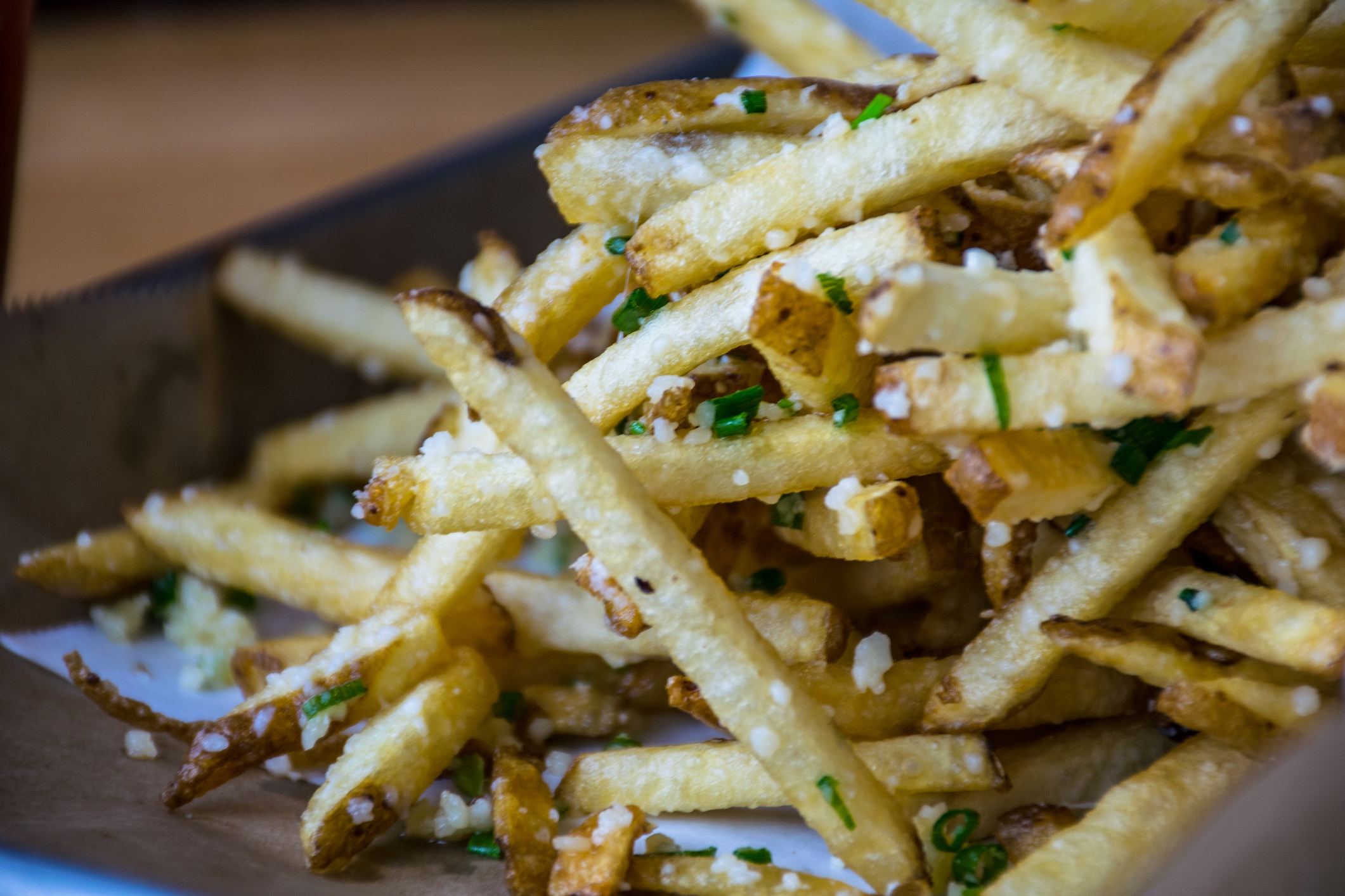 French fries with seasonings