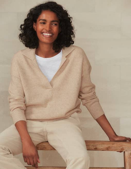 Cashmere jumper white company new arrivals