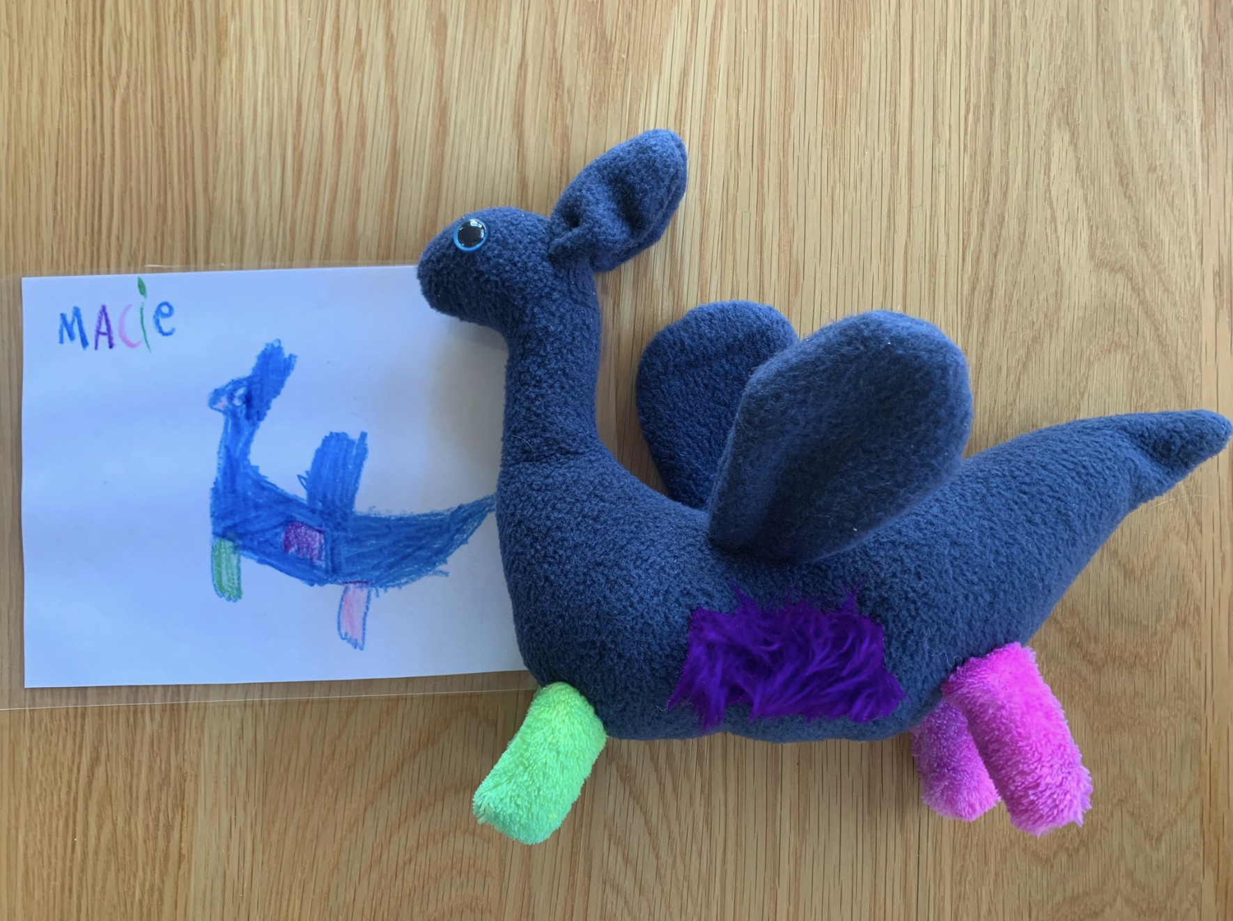 Teacher Turns Students Drawings Into Viral Stuffed Animals - 82