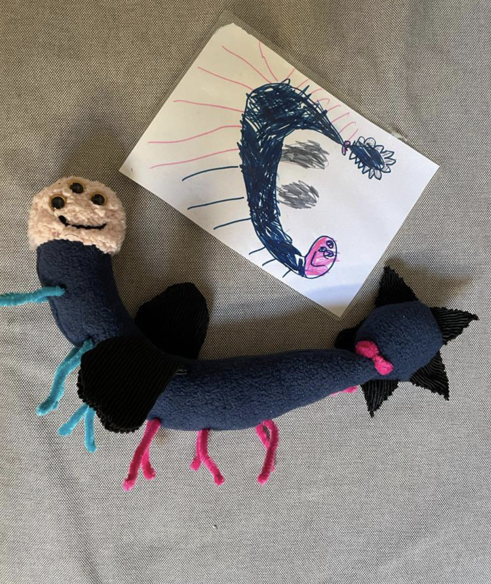 Teacher Turns Students Drawings Into Viral Stuffed Animals - 89