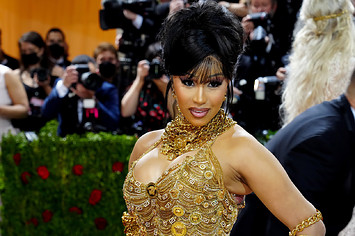 Cardi B attends The 2022 Met Gala Celebrating "In America: An Anthology of Fashion"