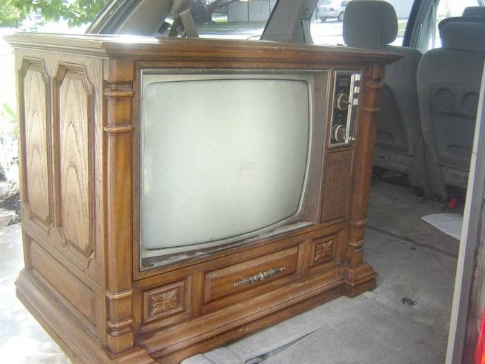 An old TV