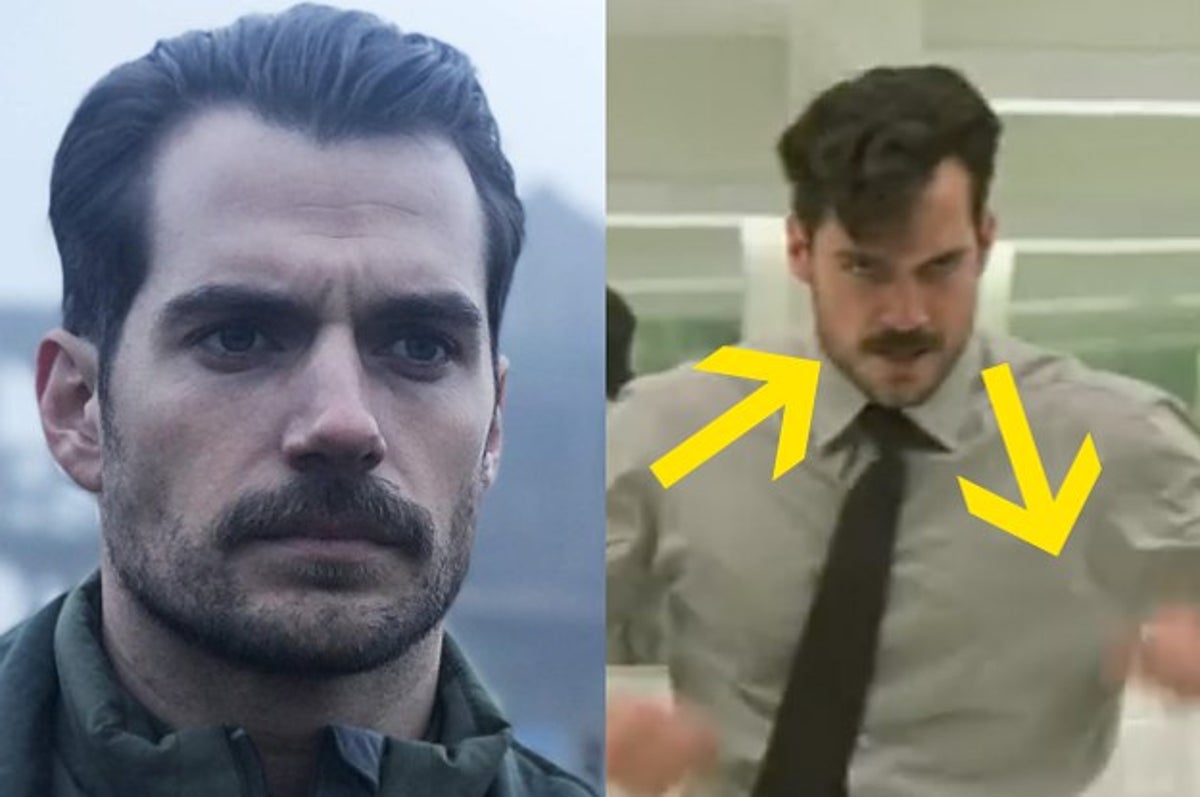 Henry Cavill Appears To Grow A Beard In Seconds In 