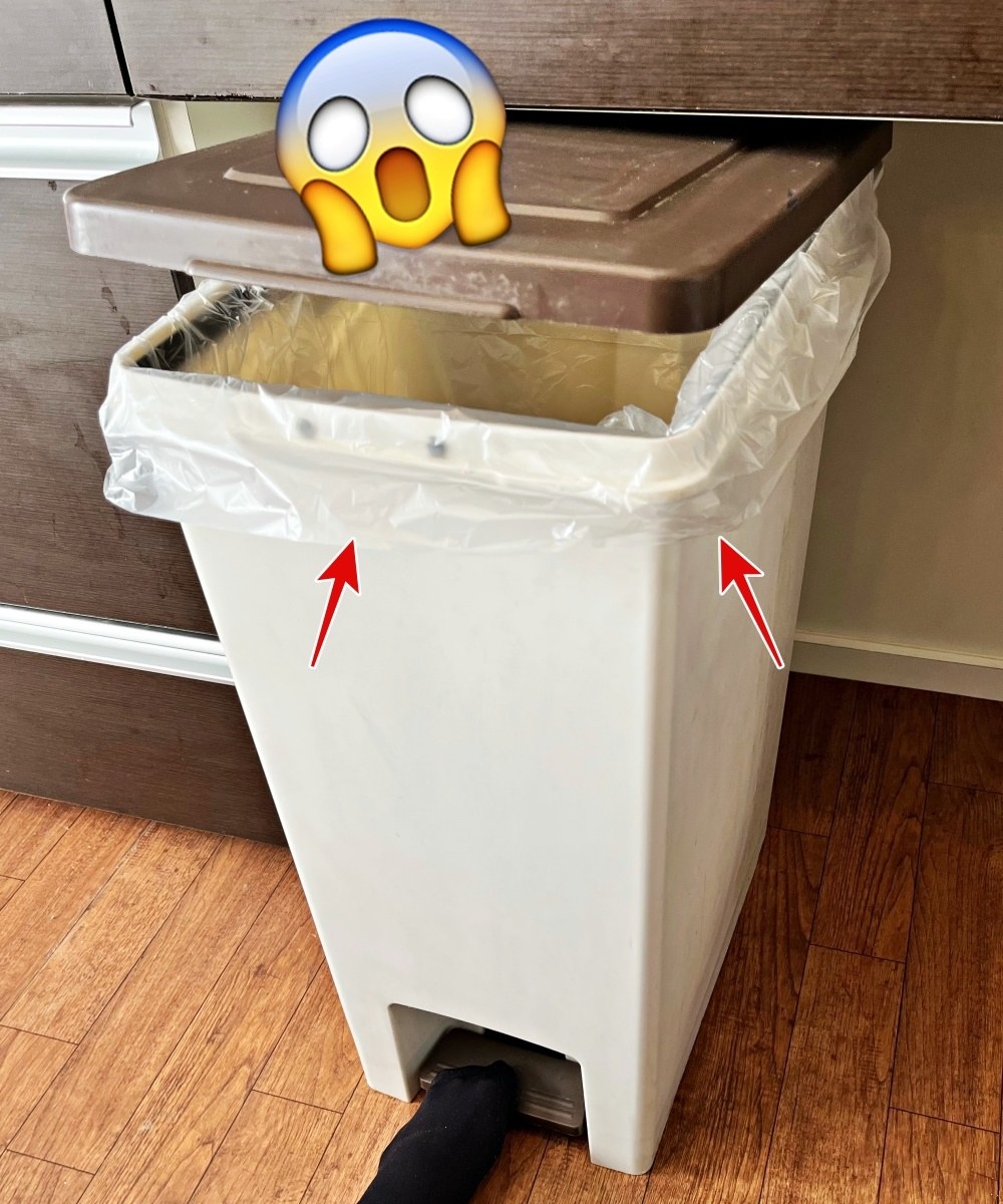 NITORI（ニトリ）おすすめのゴミ箱「棚下にすっきりおさまるペダルペール（32L ミルクティーベージュ）」