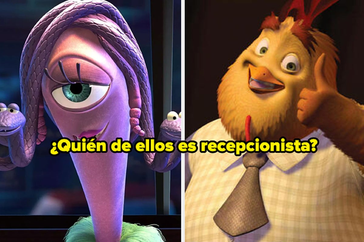 Quiz personajes de Disney y los trabajos que tienen