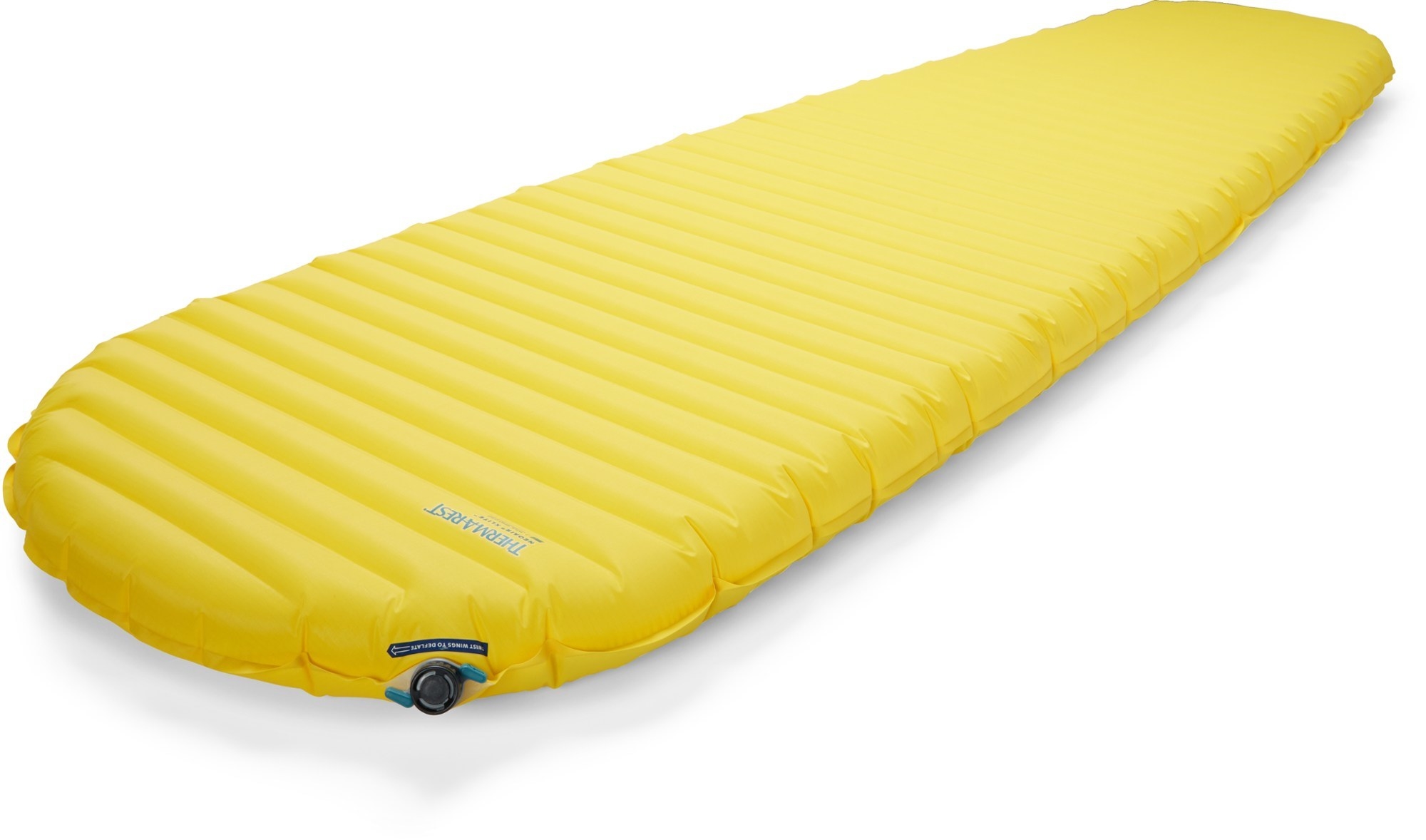 yellow therm-a-rest sleeping pad
