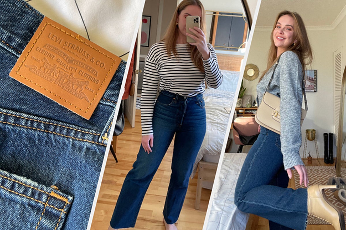LEVI'S Ribcage Wide Leg Jeans, Black Book, Try-on & Review