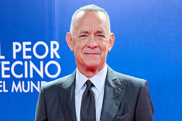Actor Tom Hanks attends the Spanish premiere of A Man Called Otto
