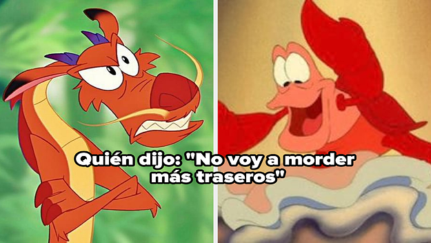 Quiz qué personaje dijo estas frases de Disney