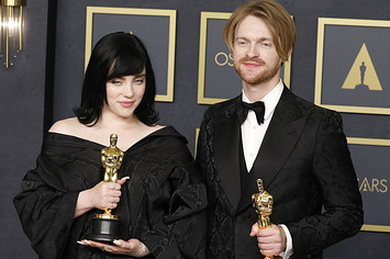 Billie Eilish and Finneas at the Academy Awards