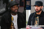 50 Cent in an interview with BigBoyTV and Eminem attending 50 Cent's Hollywood Walk of Fame ceremony