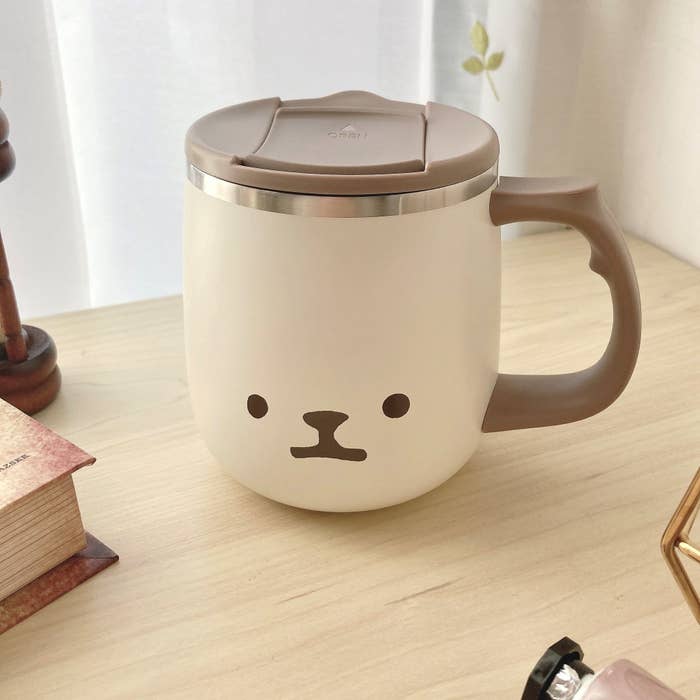 LOFT(ロフト)のオススメのマグカップ「ムームー ステンレスサーモマグカップ みるくねこ 400ml」