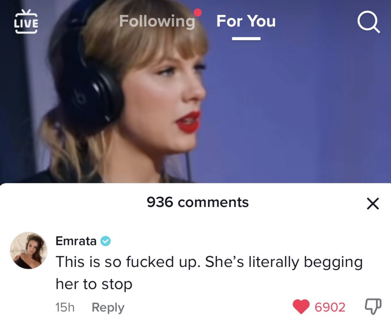 comment reading, this is so fucked up she&#x27;s literally begging her to stop