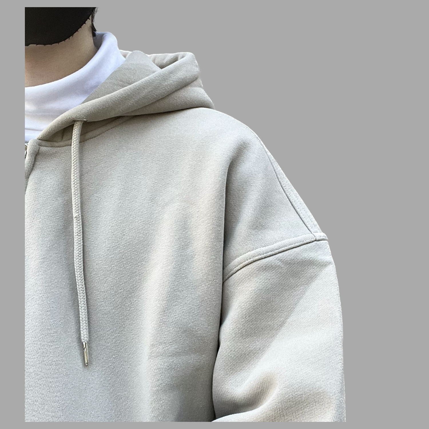 H&amp;amp;Mのおすすめのメンズアイテム「Oversized Fit Zip-through hoodie」