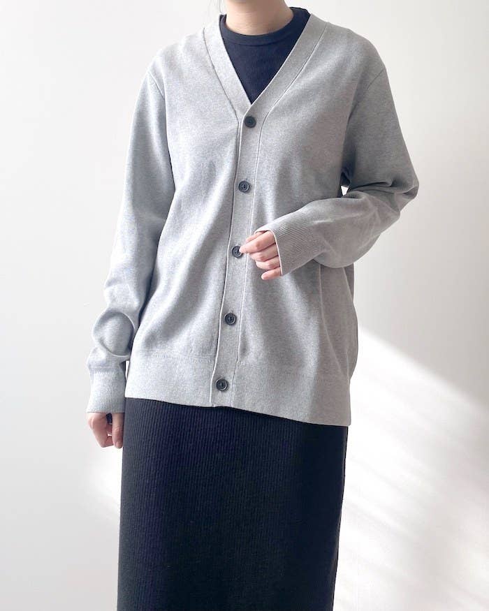 UNIQLO（ユニクロ）のおすすめトップス「ウォッシャブルミラノリブVネックカーディガン」