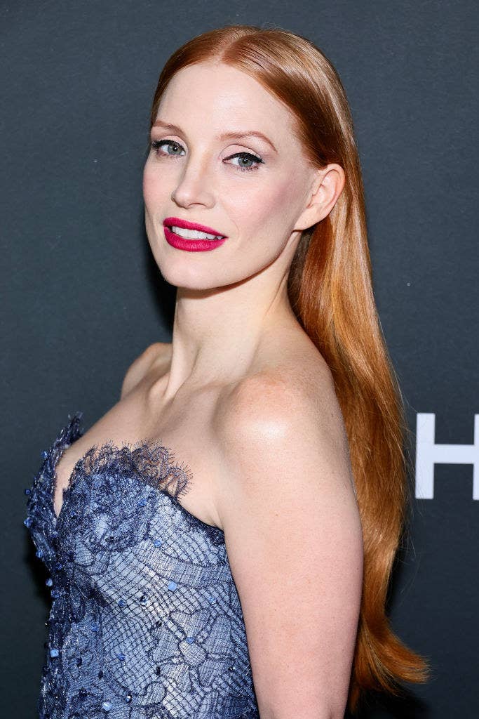 Closeup of Jessica Chastain