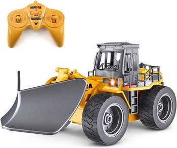 The remote control snow plow toy