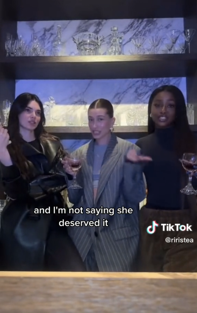 Hailey Bieber & Kendall Jenner Called 'Mean Girls' For Deleted TikTok